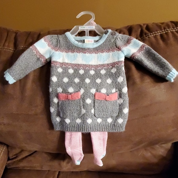 BABY TODDLER GIRL/'S SWEATER CARDIGAN HEALTHTEX *NWT